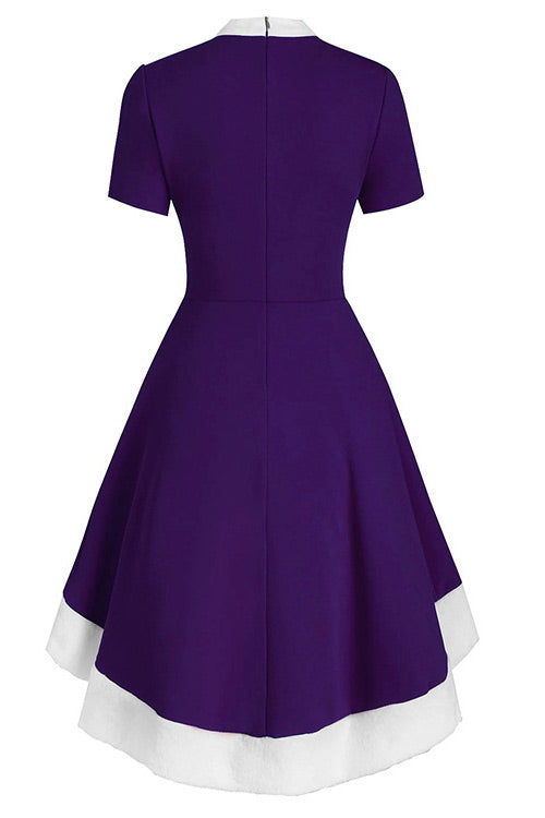 Elegant Regency Short Sleeves Dress - Fashionpara