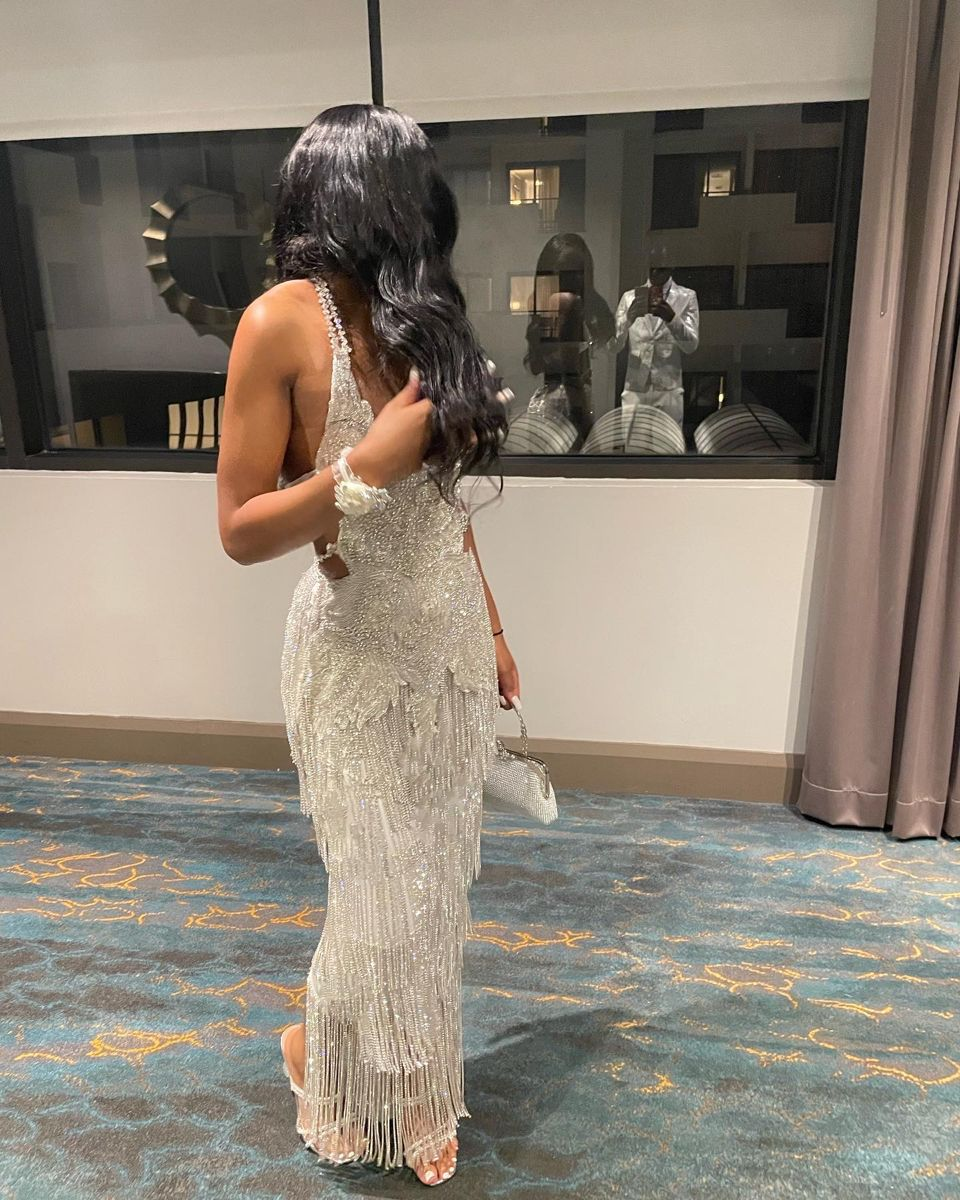 Luxurious Mermaid Sleeveless Evening Dress Glam Dress Y5903 - VelvetHem