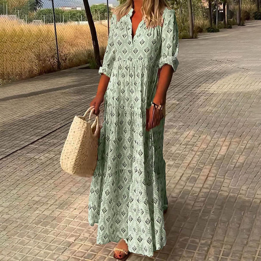 Cielo Exclusive Belly Covering Dress Chic Silhouette Collection