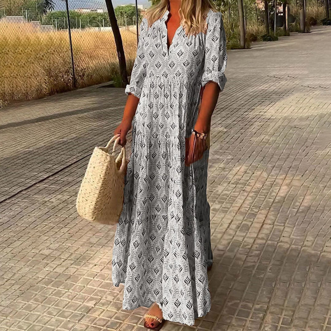 Cielo Exclusive Belly Covering Dress Chic Silhouette Collection