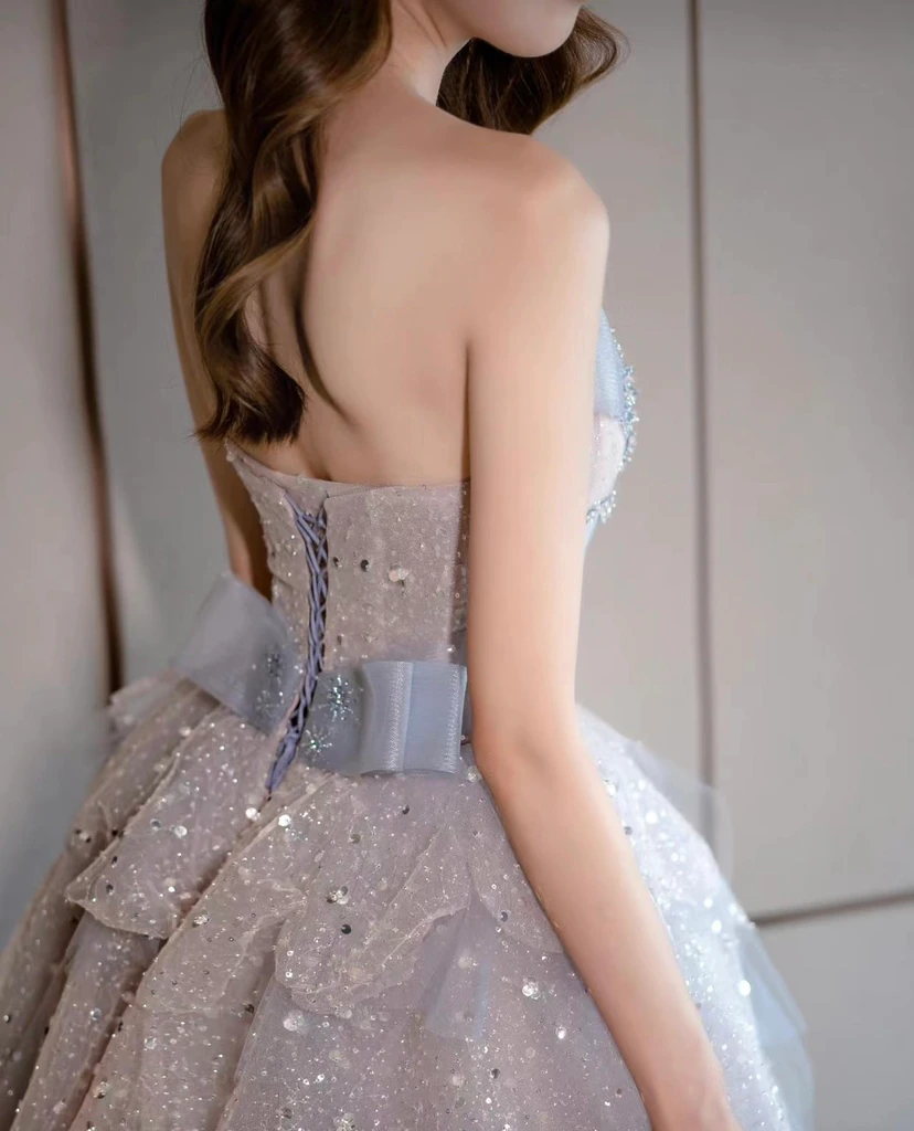 Luxurious Shiny Ball Gown,Sweet 16 Dress,Princess Dress,Y2403 - View 6 | VelvetHem