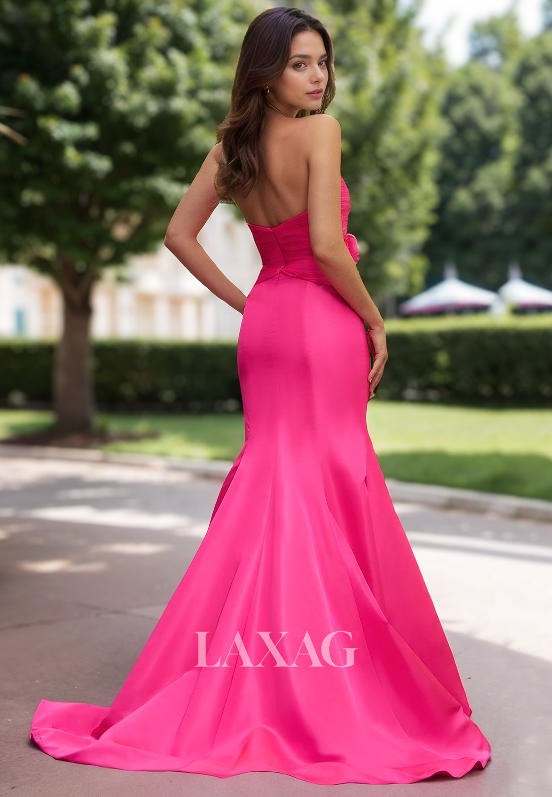 Sweetheart Off-Shoulder Sleeveless Mermaid Prom Dress Beaded Pleated Satin Party Gowns