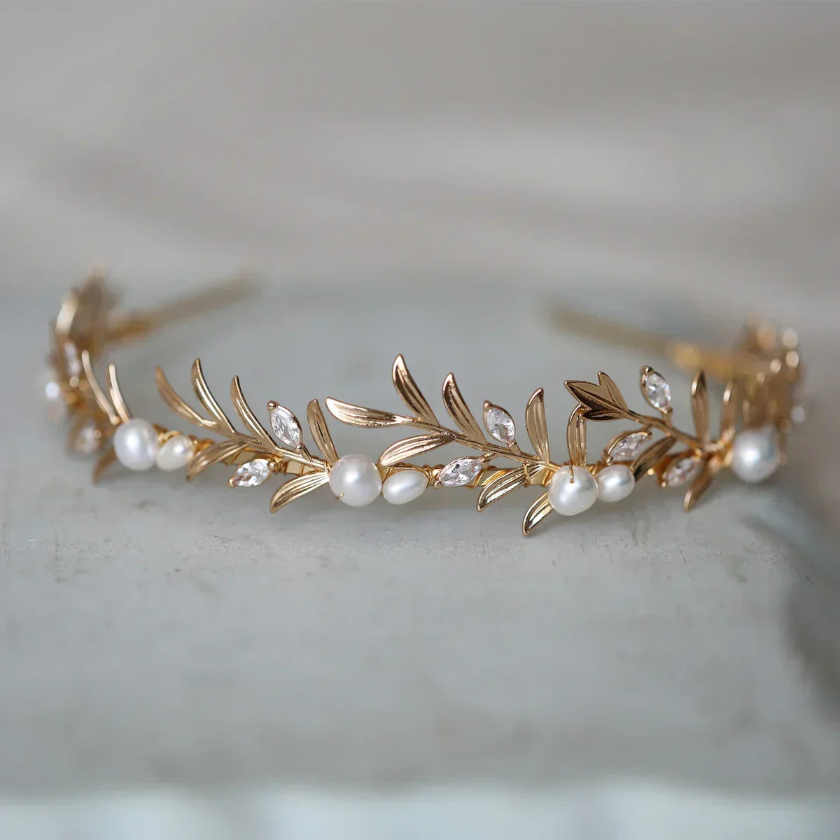 Vintage Headbands Hairbands Baroque Headpieces Headwear For Brides Pearl Zircon Crowns Bridal Jewelry Wedding Hair Accessories a