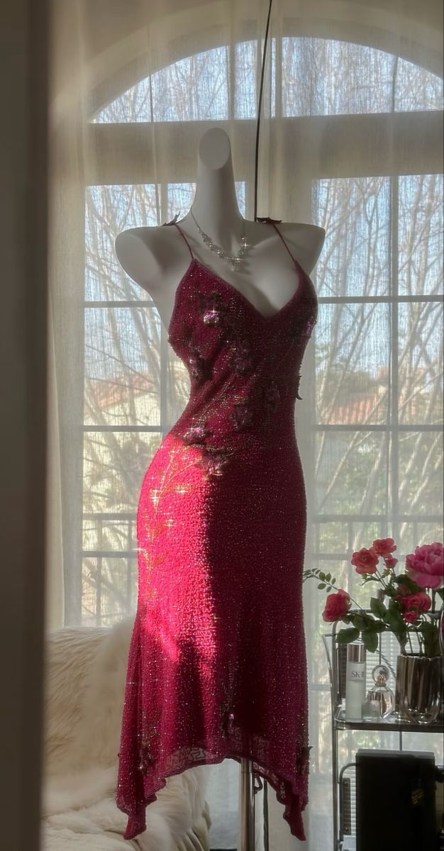 Gorgeous Burgundy Chiffon Beaded Mini Birthday Dress Homecoming Dress