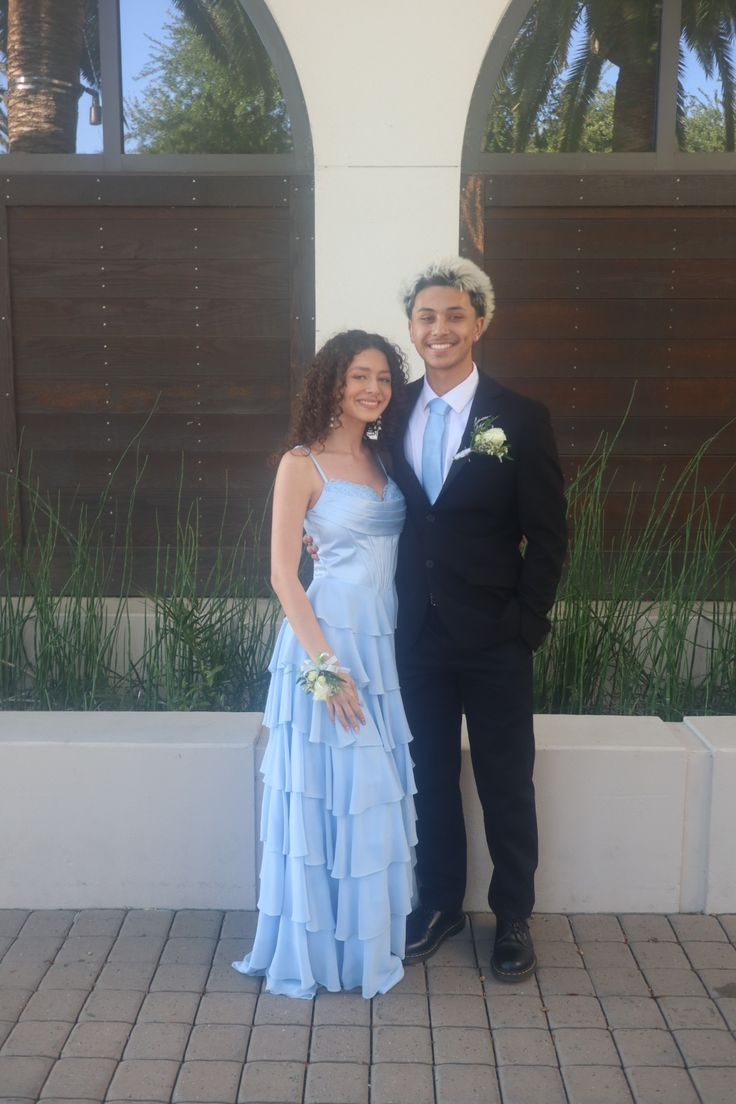 Blue Layered Long Prom Dress Formal Evening Party Dress J8986