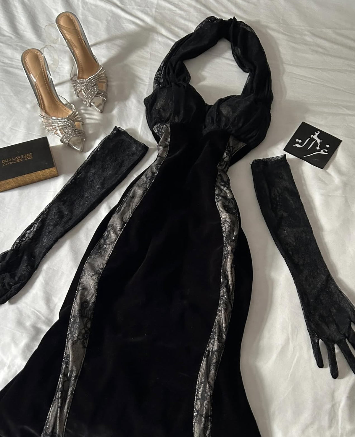 Halter Mermaid Lace Birthday Dress Formal Long Prom Dress