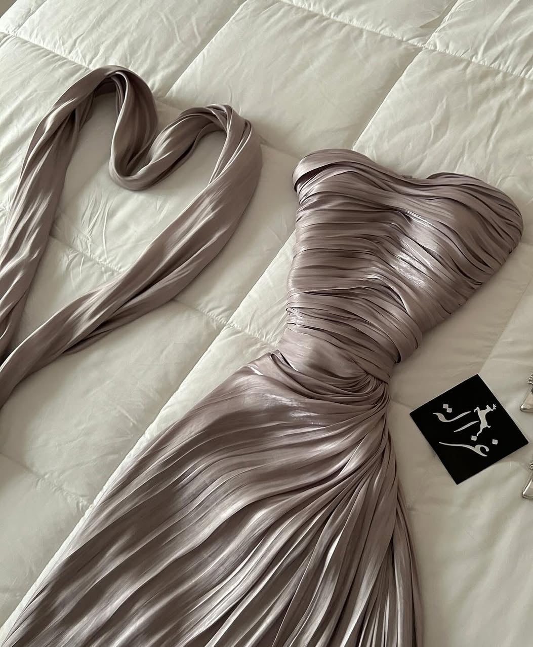 Strapless A Line Long Prom Dress Formal Wedding Guest Dress J9236