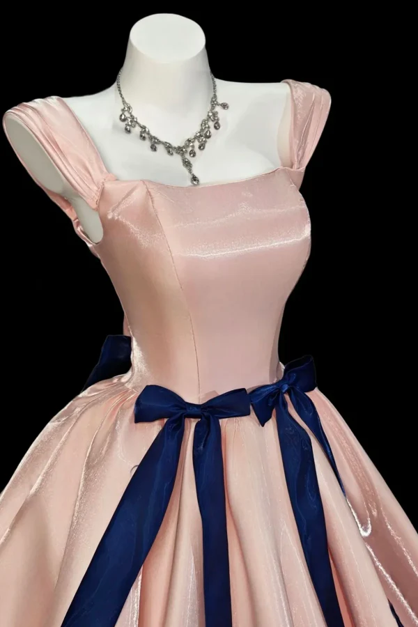 Pink A Line Formal Prom Dress Sweet Evening Dress J9317