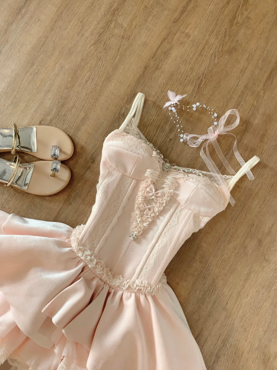 A-Line Pink Sweet Birthday Dress Short Party Dress