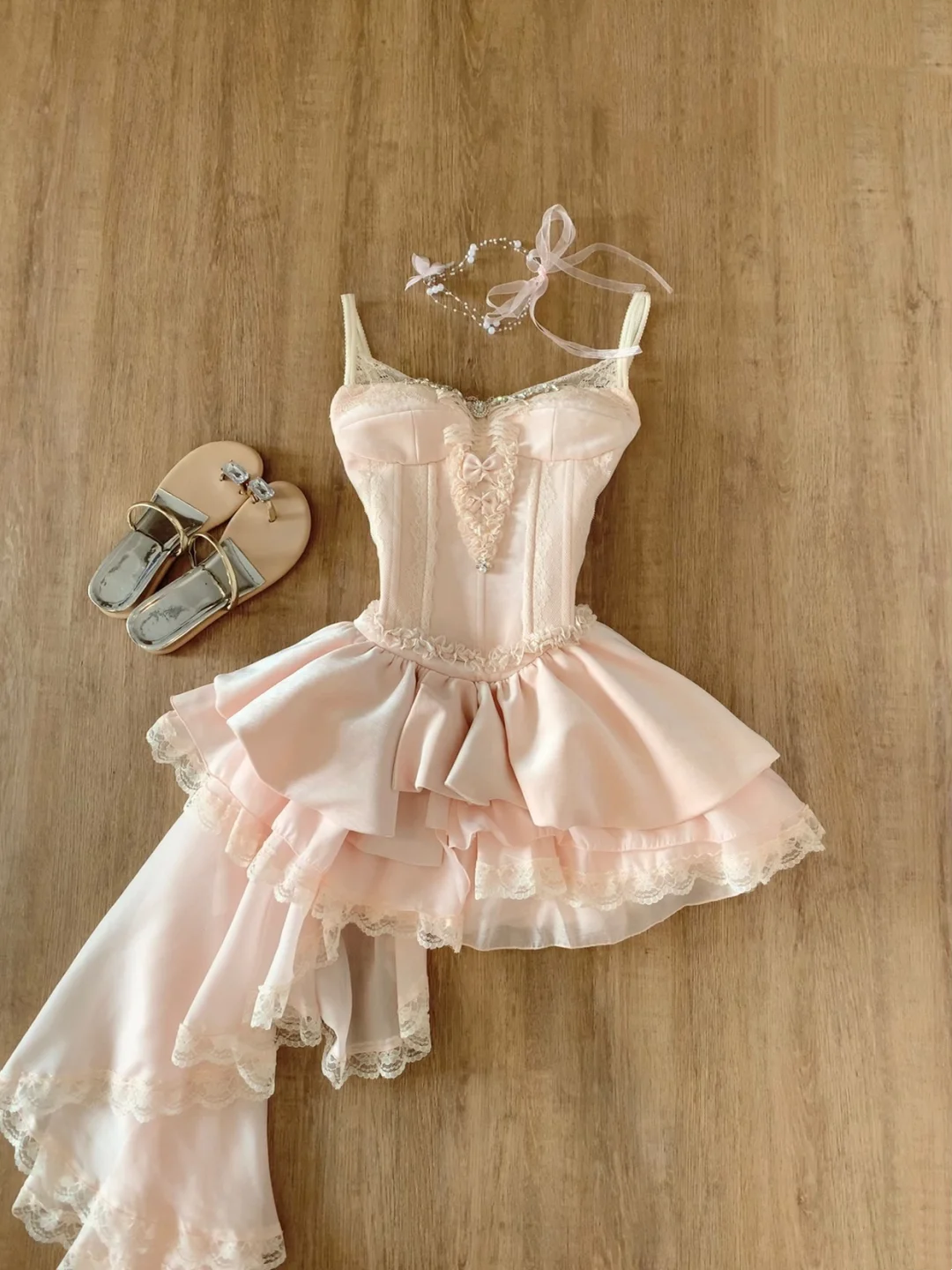 A-Line Pink Sweet Birthday Dress Short Party Dress