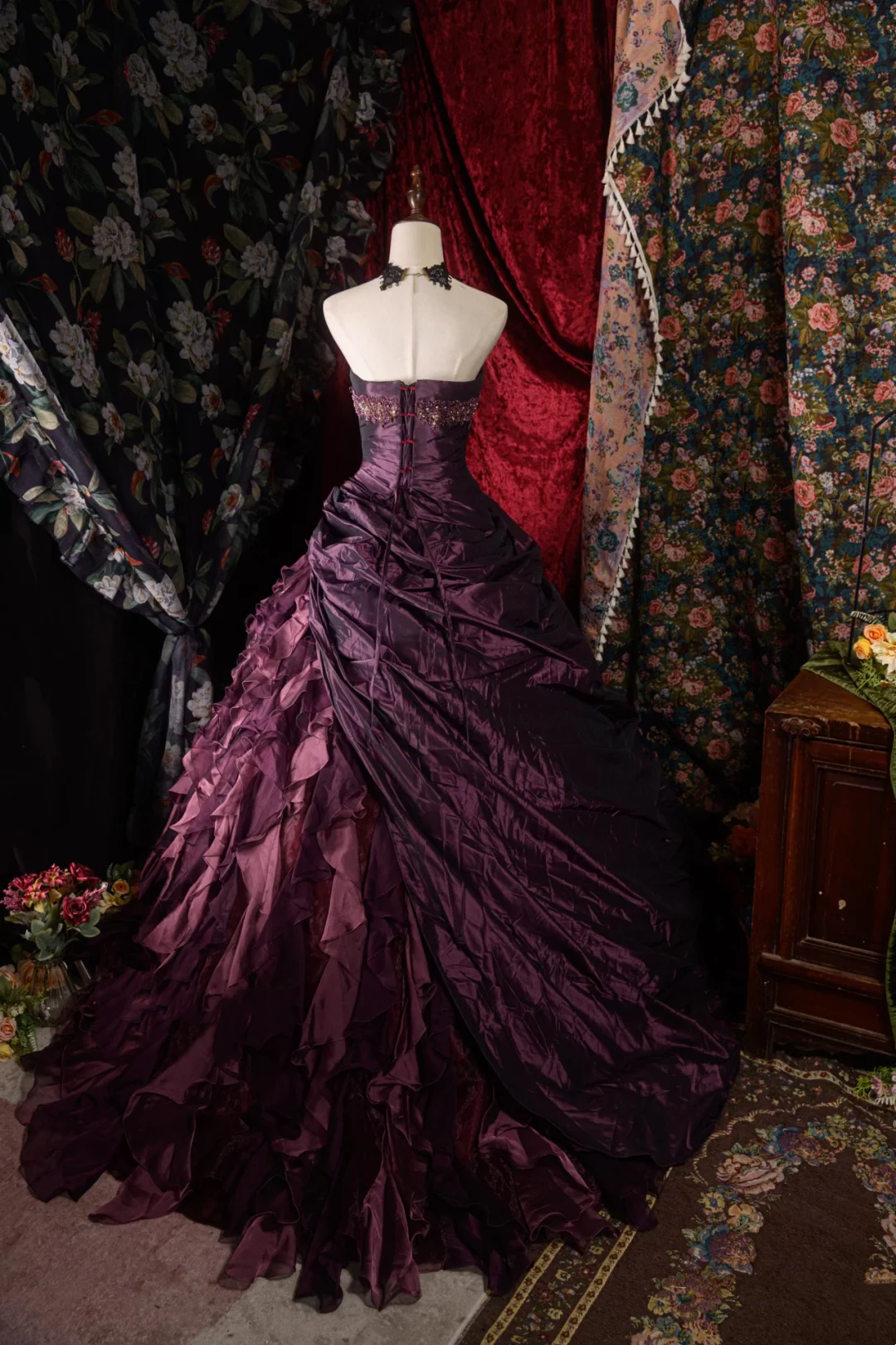 Sweetheart Ball Gown Sweet 16 Birthday Dress Retro Formal Party Dress