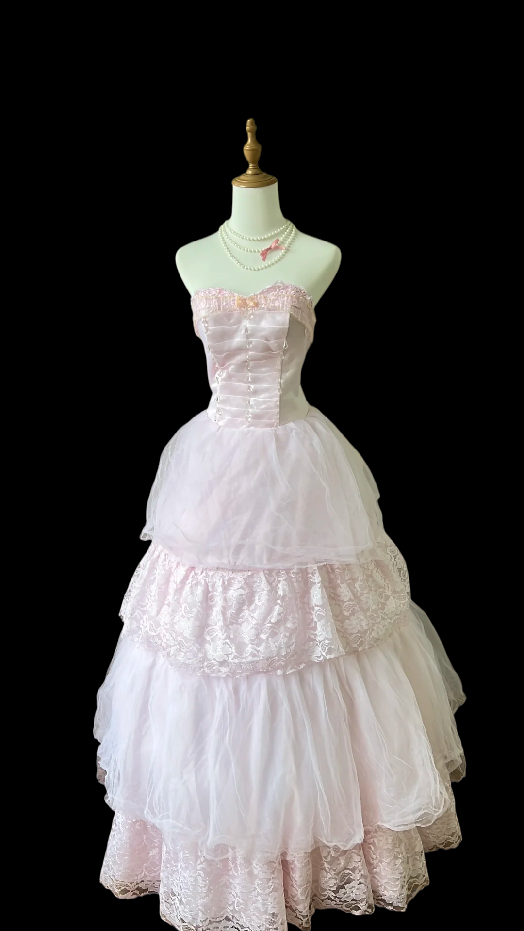 Pink Ball Gown Sweet 16 Birthday Dress Cute Quinceanera Dresses