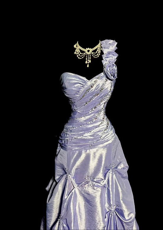 One Shoulder Lilac Prom Dress A Line Taffeta Formal Dress J9593