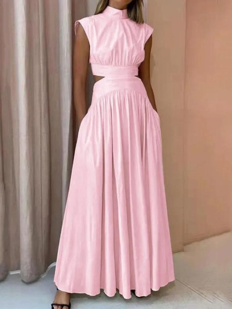 Fabiola Aesthetic Dress with Cutouts Designer Edit