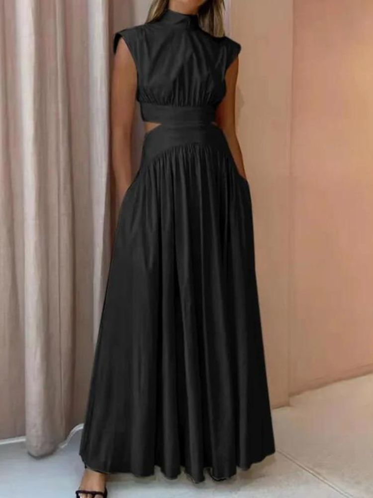 Fabiola Aesthetic Dress with Cutouts Designer Edit