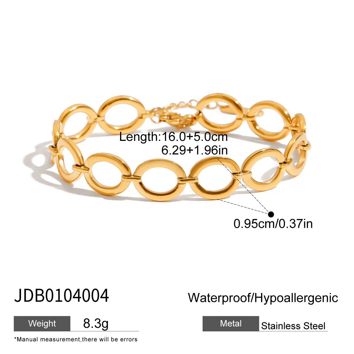 Stainless Steel Star Bracelet Rhinestone Bracelet