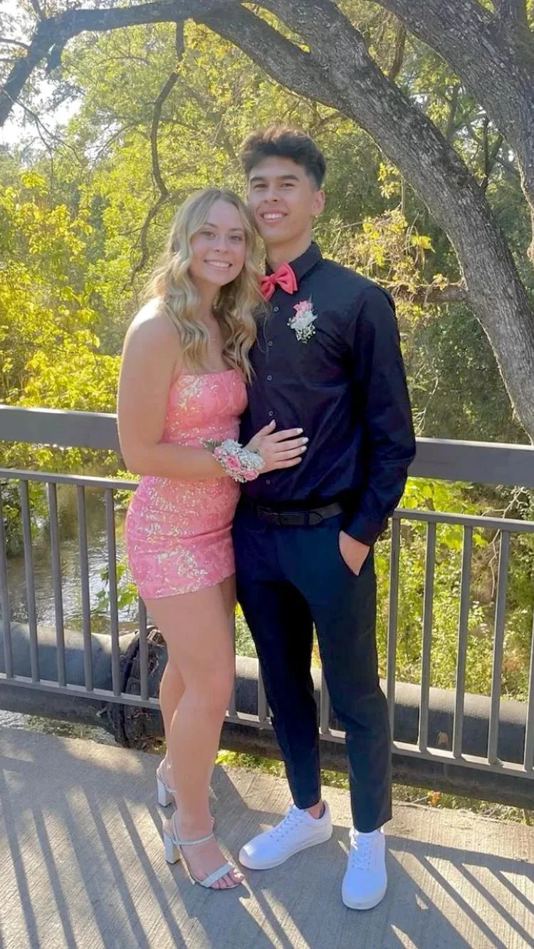 Pink Sequins Homecoming Dress Pink Party Dress Y2244 by simplepromdress
