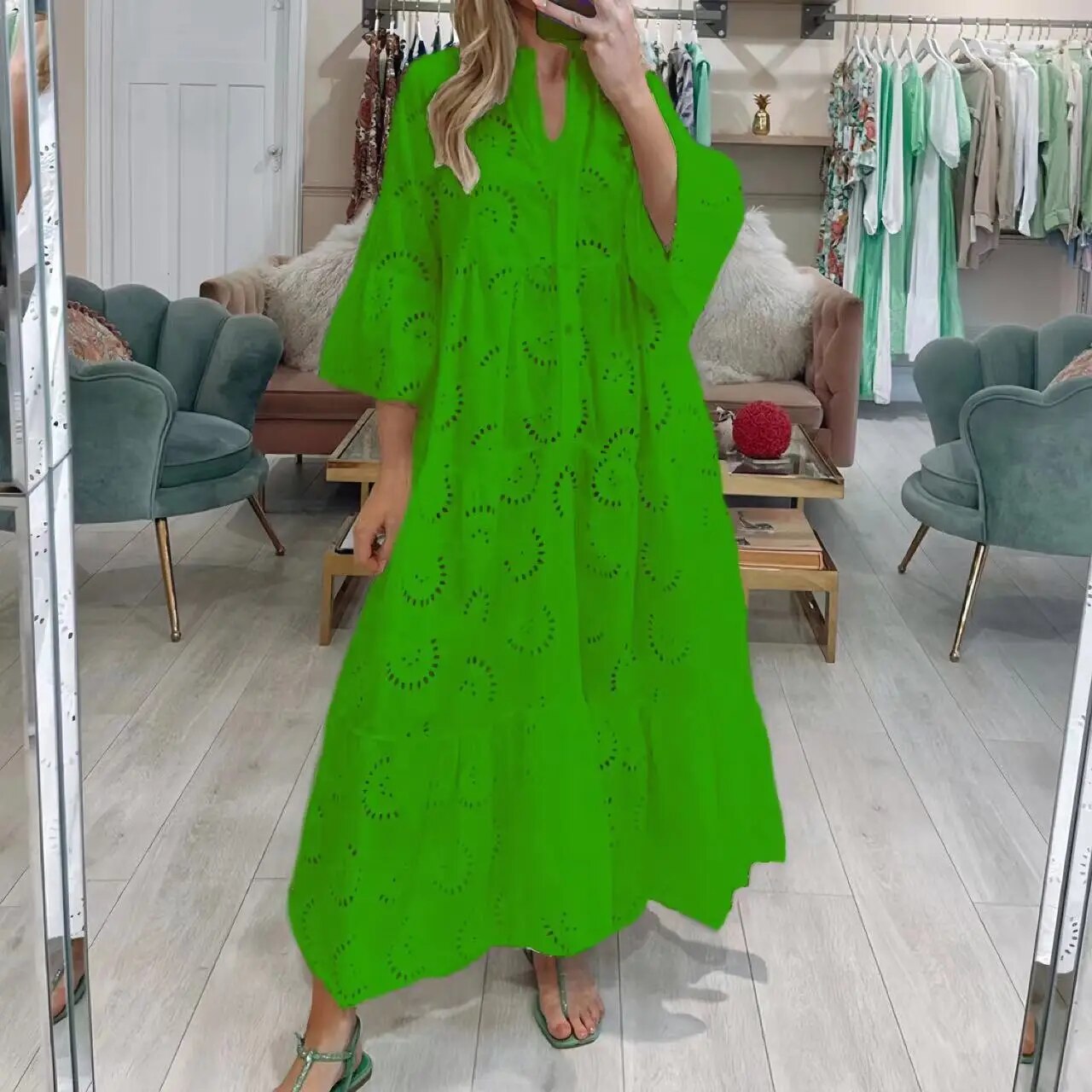 Melpomene Summer Shirt Dress for Women Brunch Outfit Idea
