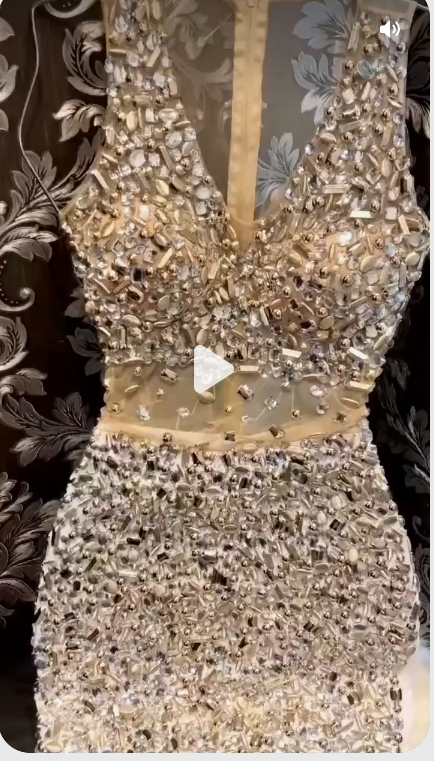 Luxurious V-Neck Party Dress Sexy Party Dress - View 3 | FashionDia