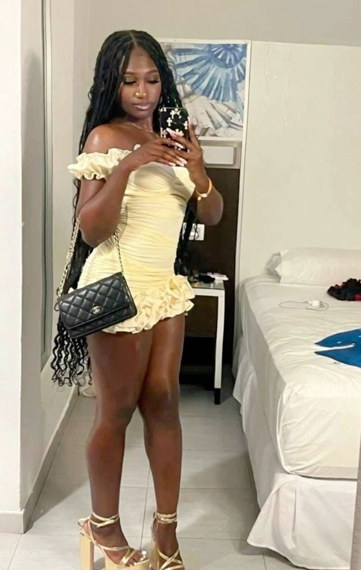 Sweet Yellow Sheath Ruffles Ruched Homecoming Dress Off-the-Shoulder Short Party Dress - FashionDia