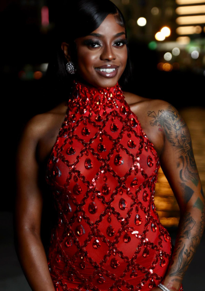 Luxurious Red Halter Sequin Beaded Long Prom Dress Birthday Party Dress