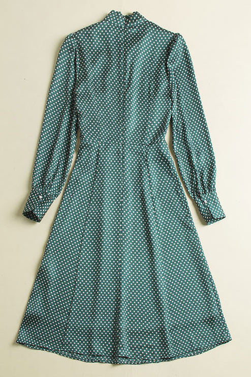 Kate Middleton Green Polka Dot Dress - Fashionpara