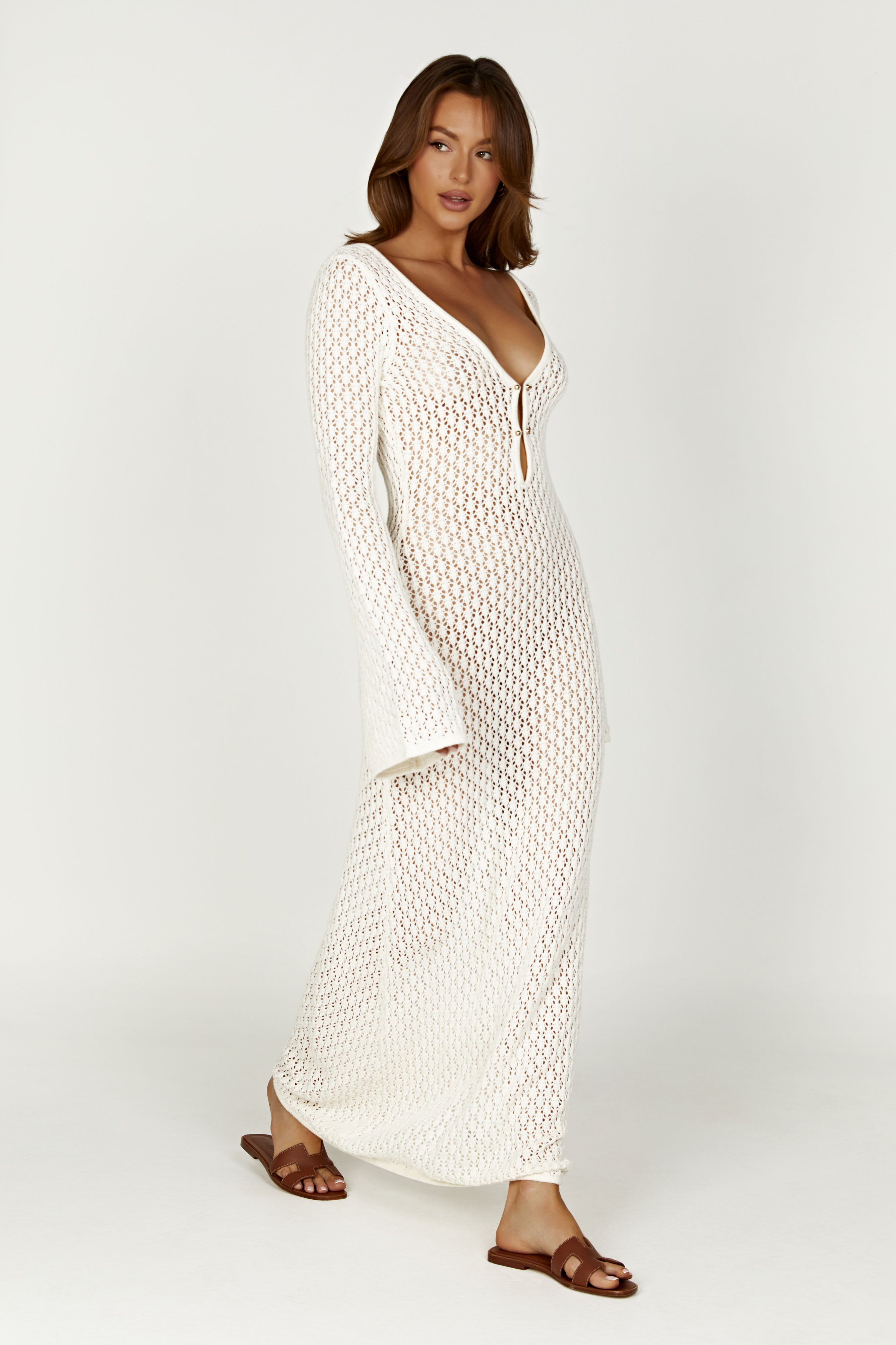 Zinnia Crochet Maxi Dress