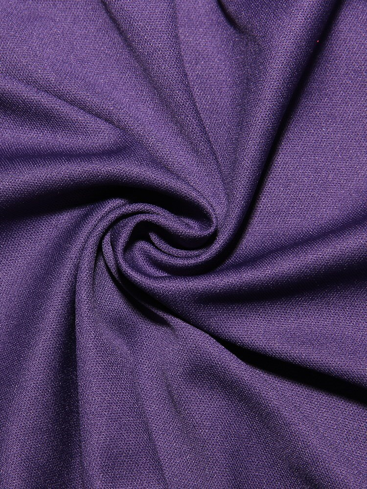 Dark Purple Floor-Length Prom Dress Simple Straps Evening Dress - View 10 | FashionDia
