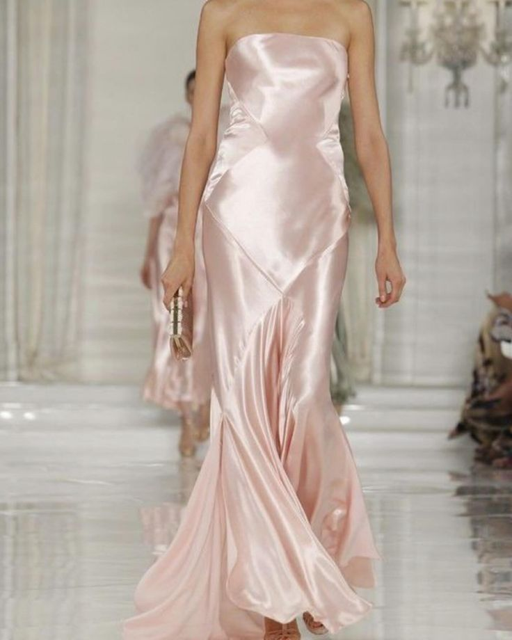 Elegant Pink Satin Long Party Evening Dress,Formal Prom Dress