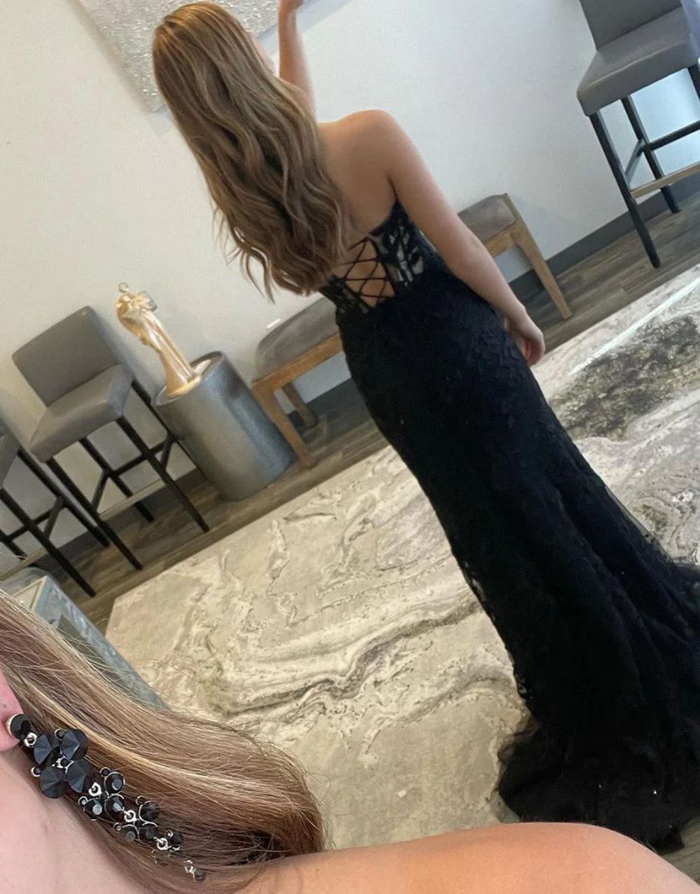 Mermaid Sweetheart Prom Dress With Appliques - View 8 | FashionDia