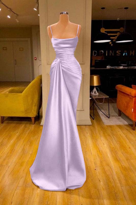 Modern Spaghetti Straps Sleeveless Mermaid Prom Dress