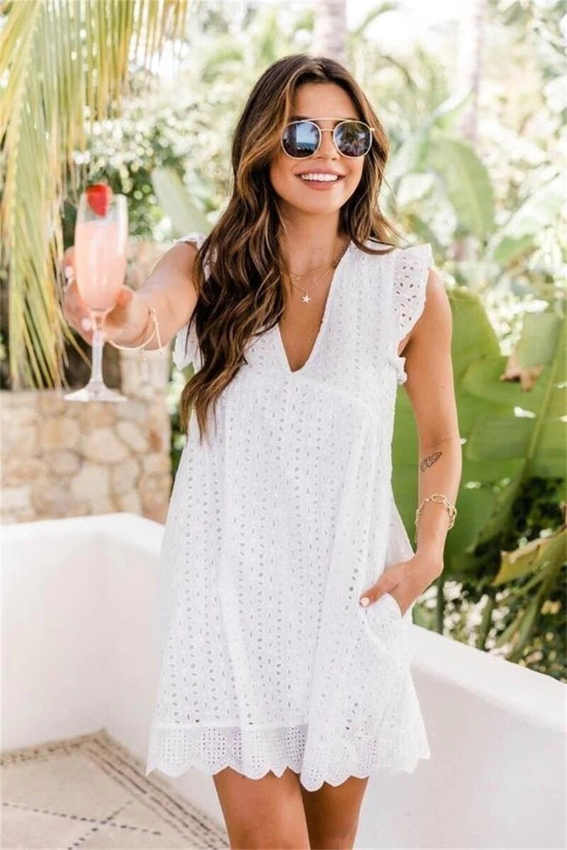 Premium Olivia Womens Sleeveless Mini Dress for Modern Fashion Wear