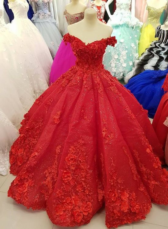 A Line Prom Dress Unique Prom Dress ball gown - VelvetHem