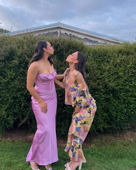Simple Spaghetti Straps Lavender Satin Evening Dress Sheath Party Prom Dress Y8094 - View 6 | VelvetHem