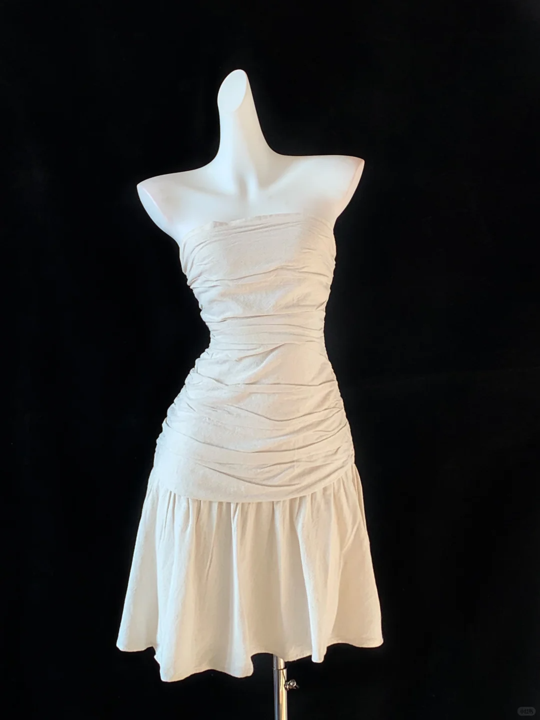 Light Champagne Satin A Line Homecoming Dress Cocktail Dress