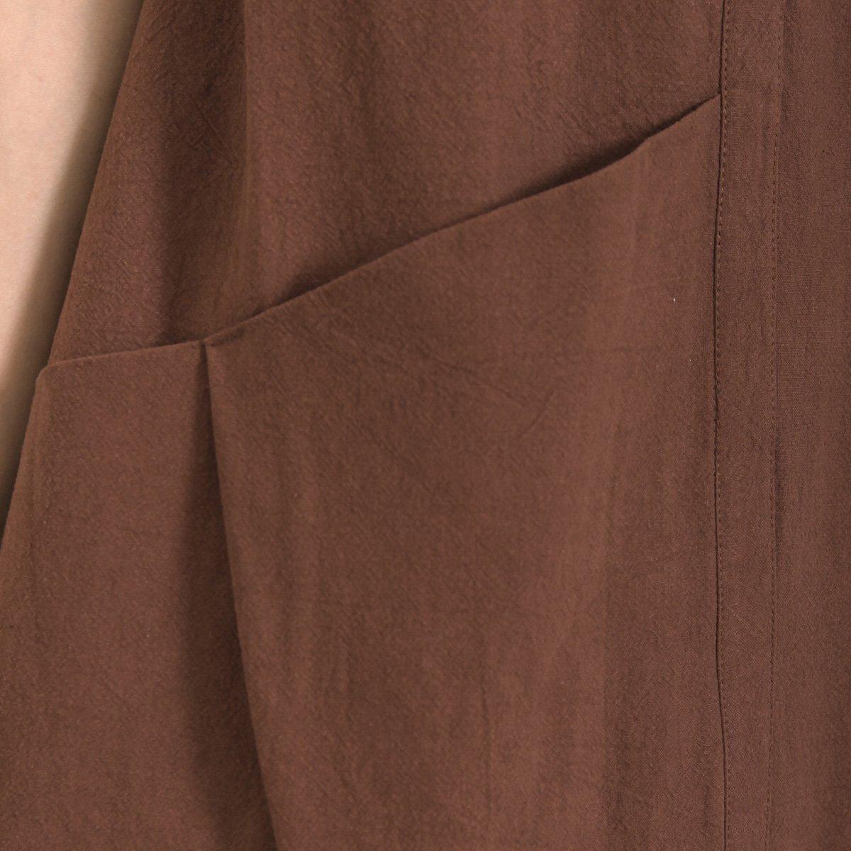 Nude cotton dress plus size shift dress linen sundresses