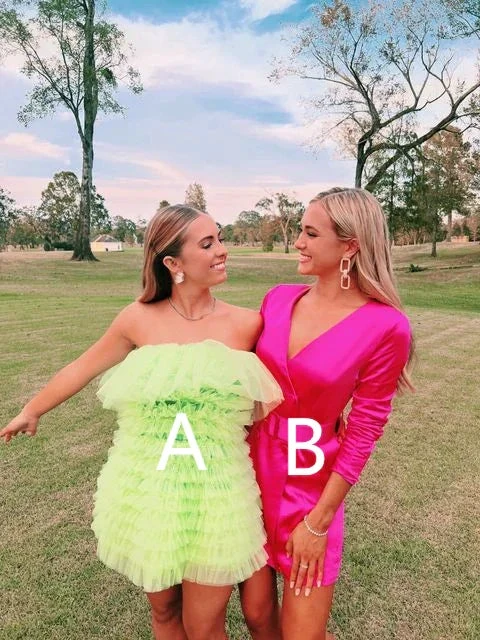 Green Homecoming Dress Graduation Dress Party Dress Y2047 by simplepromdress