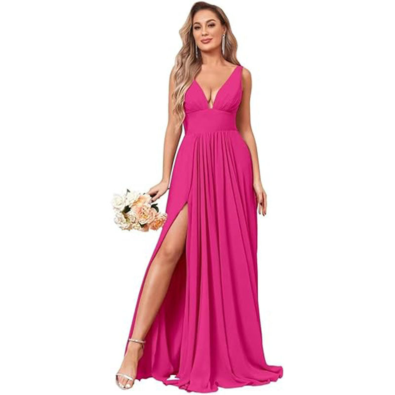 Melany Formal High Slit Dress - Fashionpara