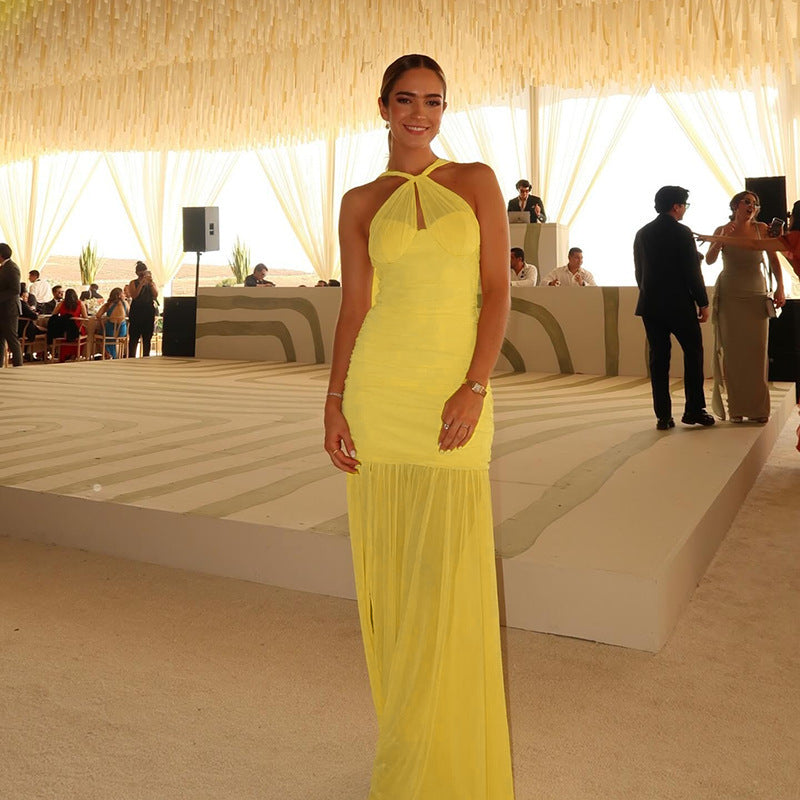 Canaria Maxi Dress Yellow