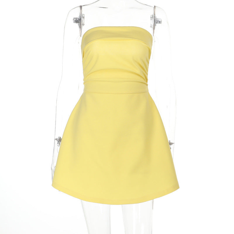 Tansy Mini Dress Yellow
