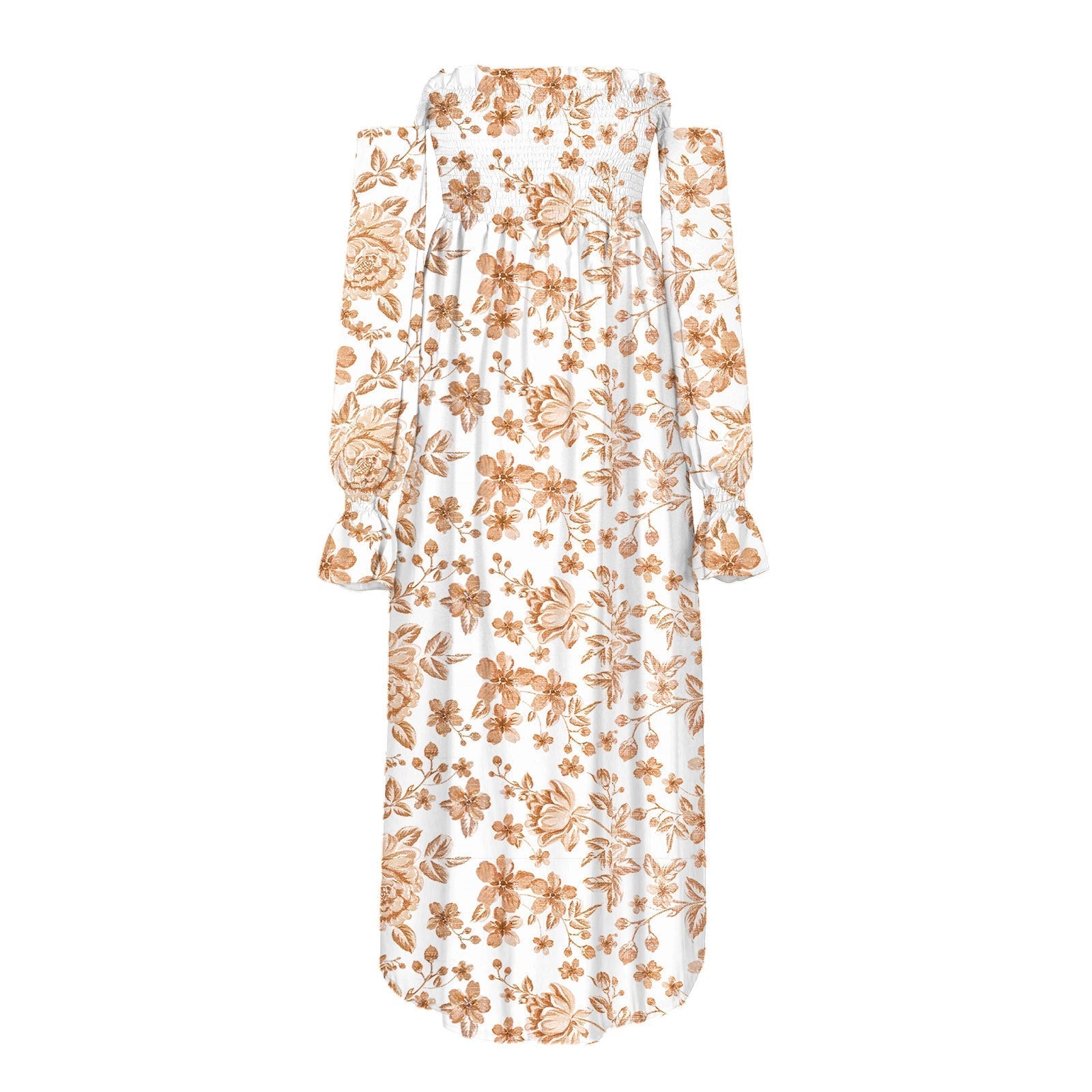 Debin Off The Shoulder High Low Maxi Dress FINAL