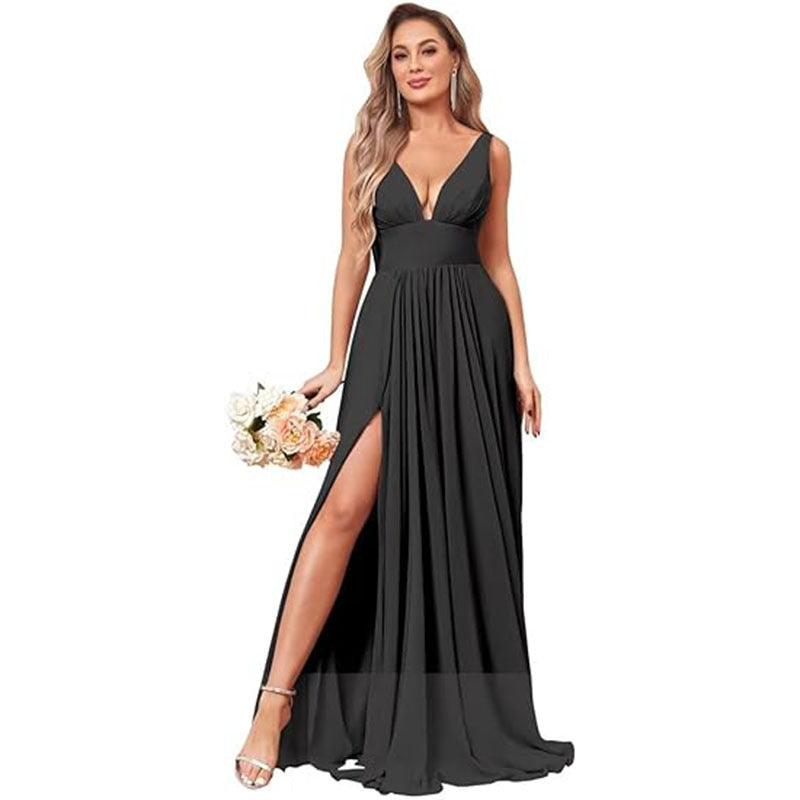 Melany Formal High Slit Dress - Fashionpara