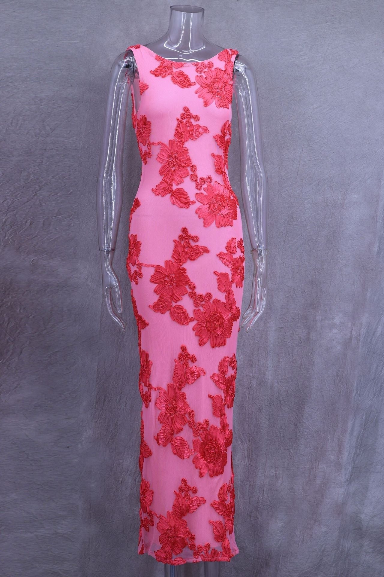 Morganite Maxi Dress Pink