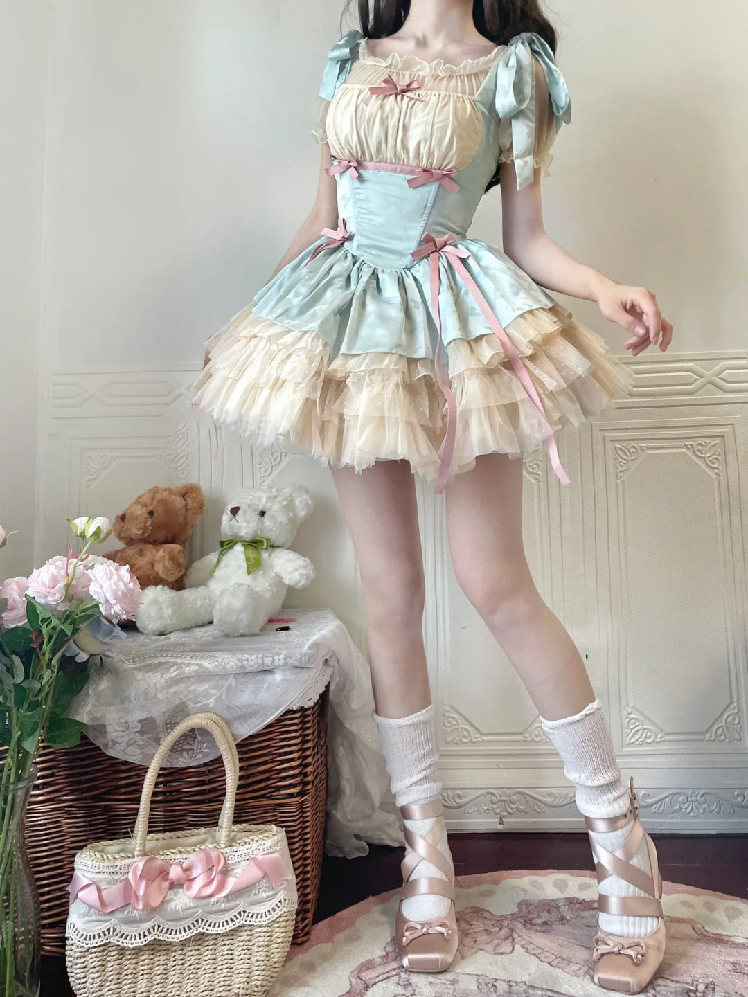 French Ball Gown Short Lolita Dresses Party Dress Birthday Outfits - FashionDia