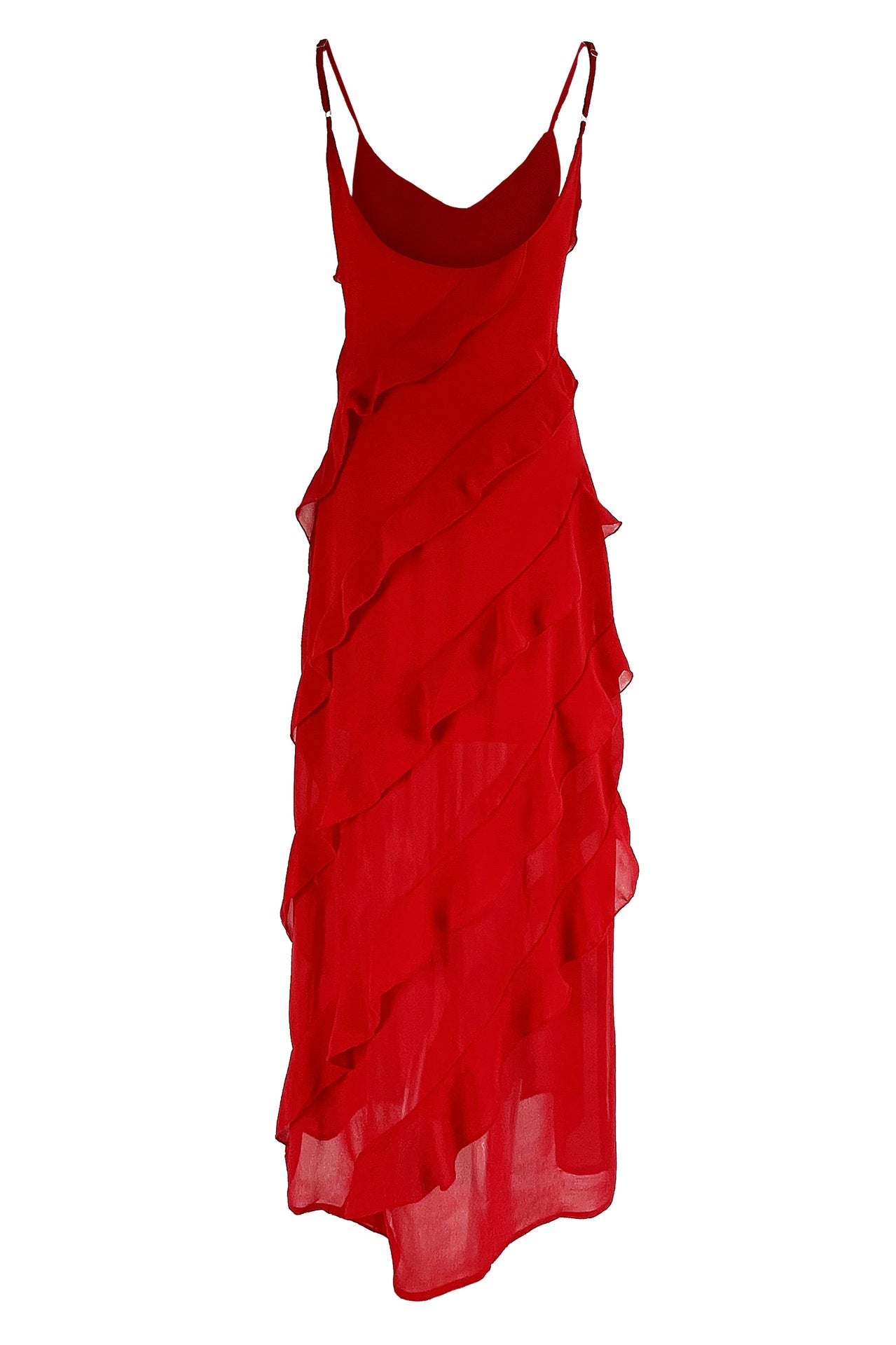 Vanessa Exclusive Dress with Ruffles Evening Wear Edit