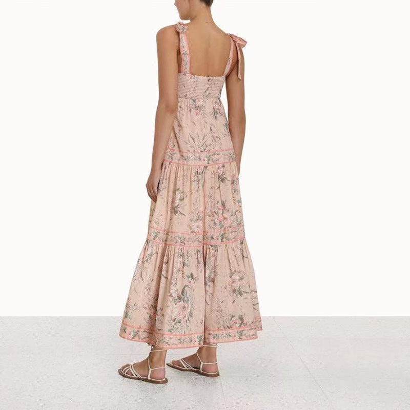 Half Moon Printed Tiered Maxi Dress FINAL