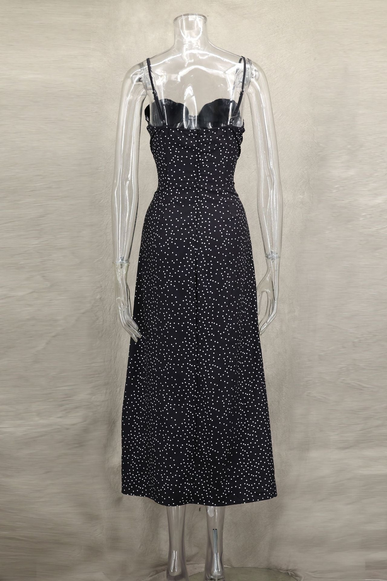 Inkwave Midi Dress Black