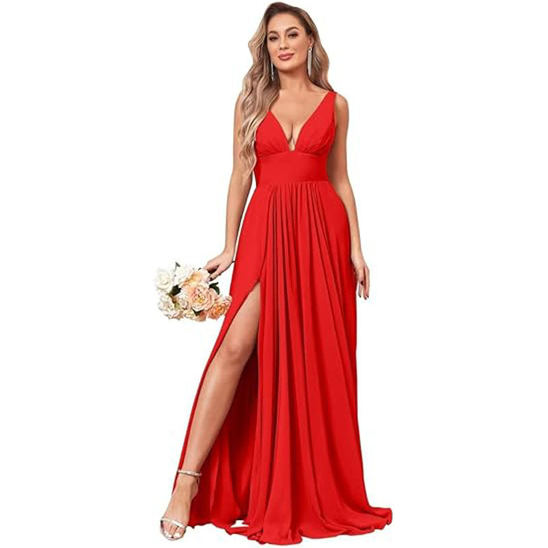 Melany Formal High Slit Dress - Fashionpara