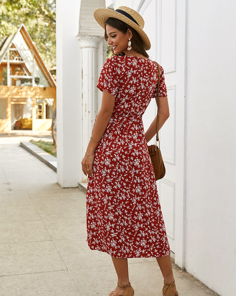 Briar Floral Ruffle Midi Dress FINAL