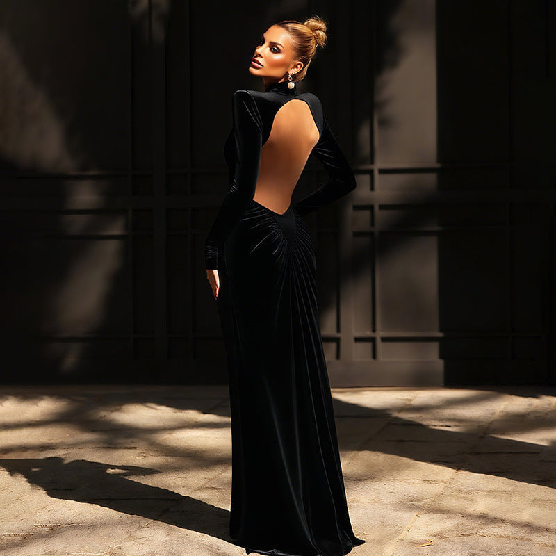 Premium Sexy High Neck Dress for Modern Fashion Wear Boutique Fashion Style